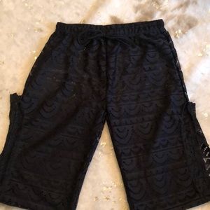 🚮Black swimsuit cover pants